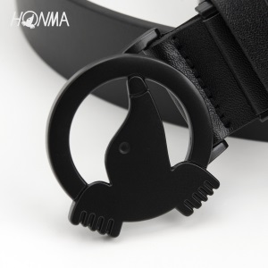 HONMA2021新款高尔夫男子皮带腰带金属logo扣头双面设计可调节