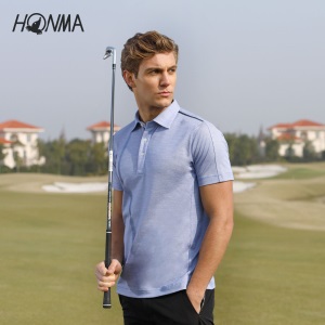 HONMA夏季透气舒适短袖T恤高尔夫服装男GOLF运动简约休闲短袖T恤