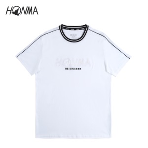 HONMA高尔夫男t恤新款高尔夫服装男golf球时尚简约运动短袖t恤