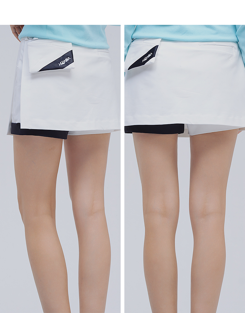 HONMA2021新款高尔夫女子短裙裙裤撞色设计时尚简洁自由型动