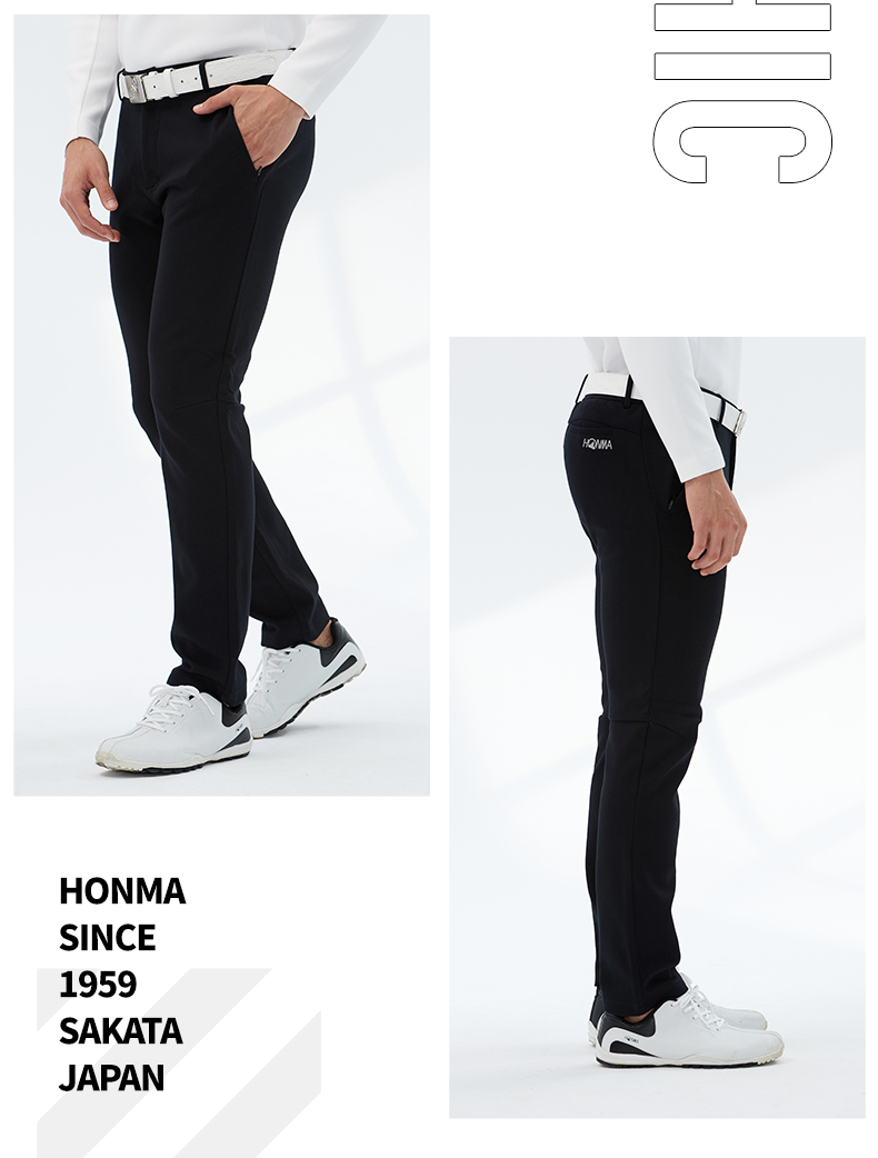HONMA新款高尔夫男子长裤贴身舒适摩登百搭