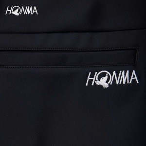 HONMA冬季新款高尔夫男子长裤自由调节拉链脚口内里加绒