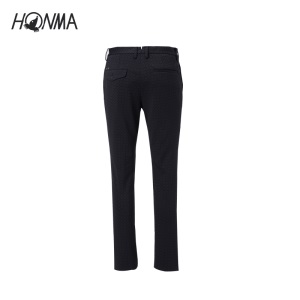 HONMA新款高尔夫男子长裤舒适提花面料时尚百搭直筒斜插口袋