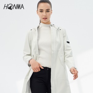 HONMA新款高尔夫女子夹克外套连帽立领贴身防寒质感拉链运动