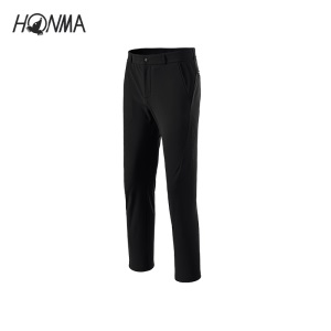 HONMA秋冬新款男式长裤直筒版型后口袋设计柔软贴合面料
