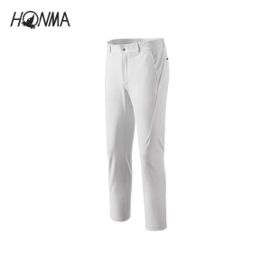 HONMA秋冬新款男式长裤直筒版型后口袋设计柔软贴合面料