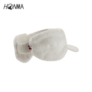 HONMA新款高尔夫球帽3D立体绣标摇粒绒时尚保暖护耳调节带