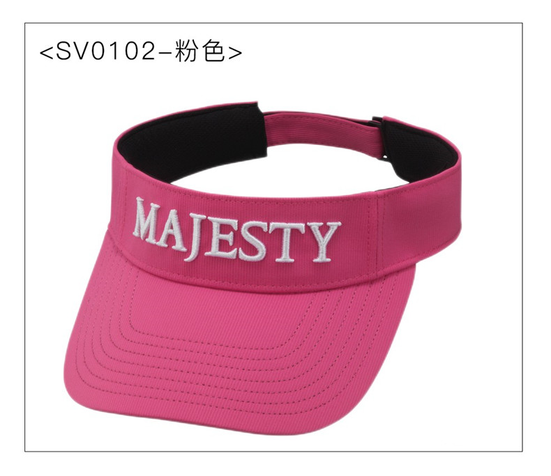 【官方】MAJESTY玛嘉斯帝高尔夫球帽男女士无顶遮阳鸭舌帽SV0102