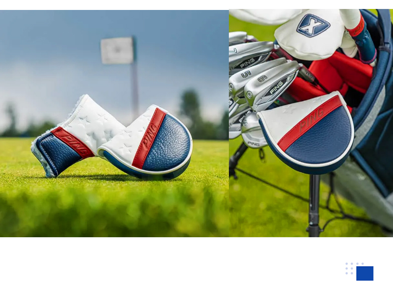 PING高尔夫21新款美国公开赛限量款球帽杆头套指向棒套码数本配件