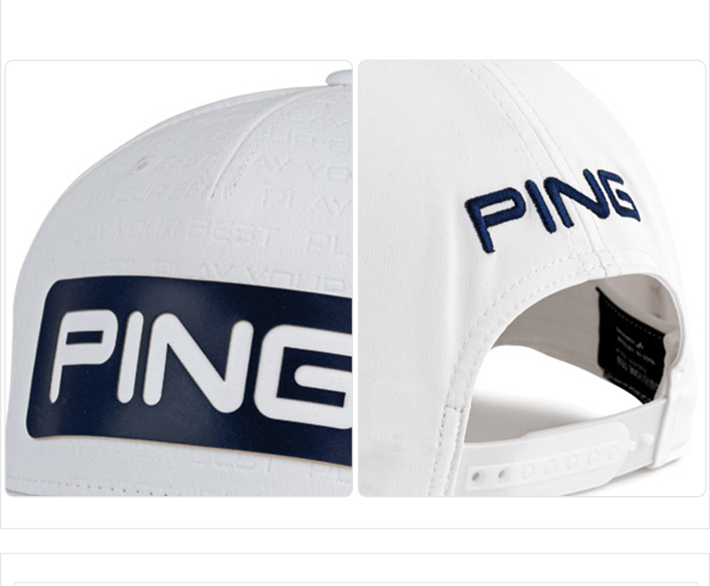 PING高尔夫新款男士球帽运动遮阳透气golf官方正品有顶鸭舌帽子