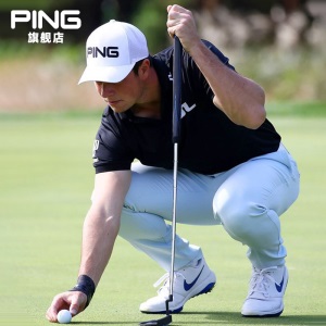 PING高尔夫新款球帽男士正品运动时尚golf透气遮阳鸭舌有顶帽子
