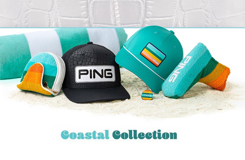 PING高尔夫美国PGA锦标赛限量款golf球帽鸭舌帽杆头套马克MARK