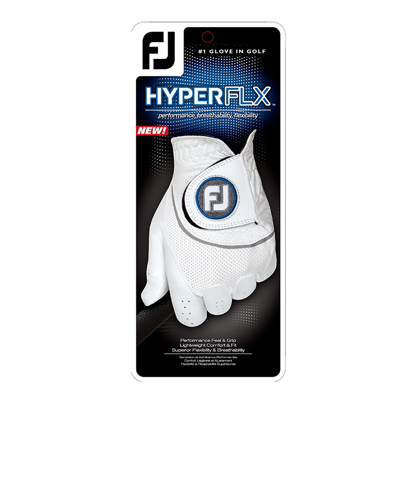 FootJoy高尔夫手套男士HyperFLX高性能透气舒适小羊皮运动手套