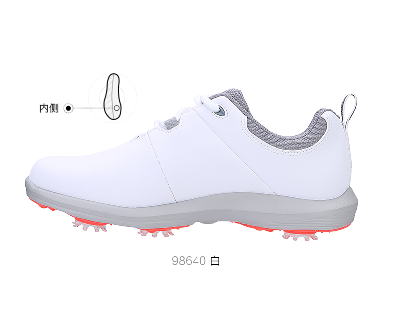 FootJoy高尔夫球鞋FJ女士2021年新款eComfort有钉运动舒适稳定鞋