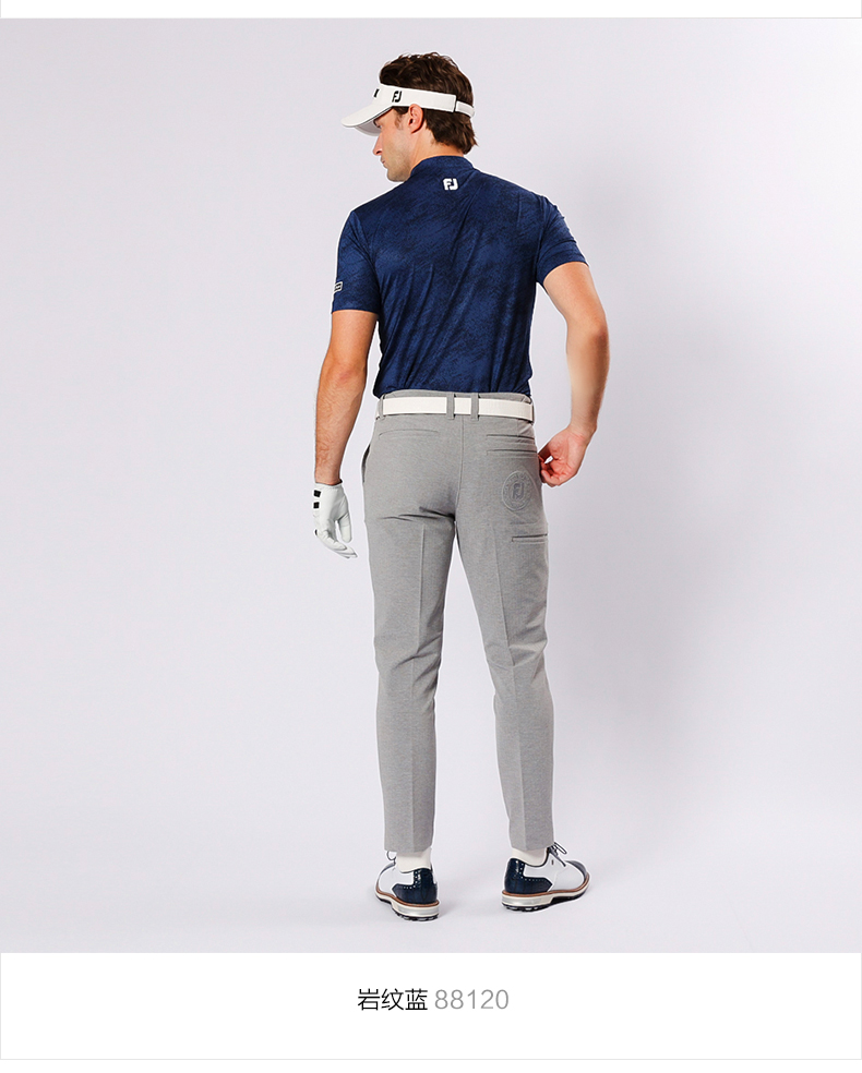 FootJoy高尔夫服装男士FJ21新款男装短袖POLO衫golf舒适T恤打底衫