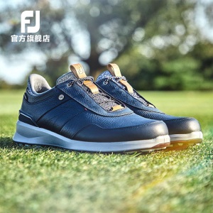FootJoy男士高尔夫球鞋Stratos无钉golf运动缓震FJ真皮休闲运动鞋