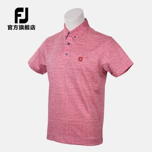 FootJoy高尔夫服装男士FJ21新款男装短袖T恤golf舒适运动polo衫