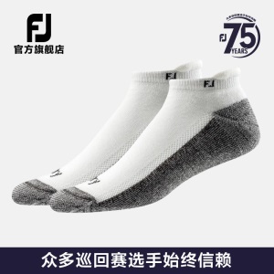 FootJoy女士短袜高尔夫球袜FJ新款运动休闲短袜透气舒适船袜