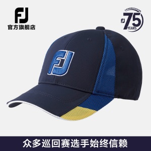 FootJoy高尔夫球帽男士COOL运动遮阳帽鸭舌帽FJ时尚透气棒球帽