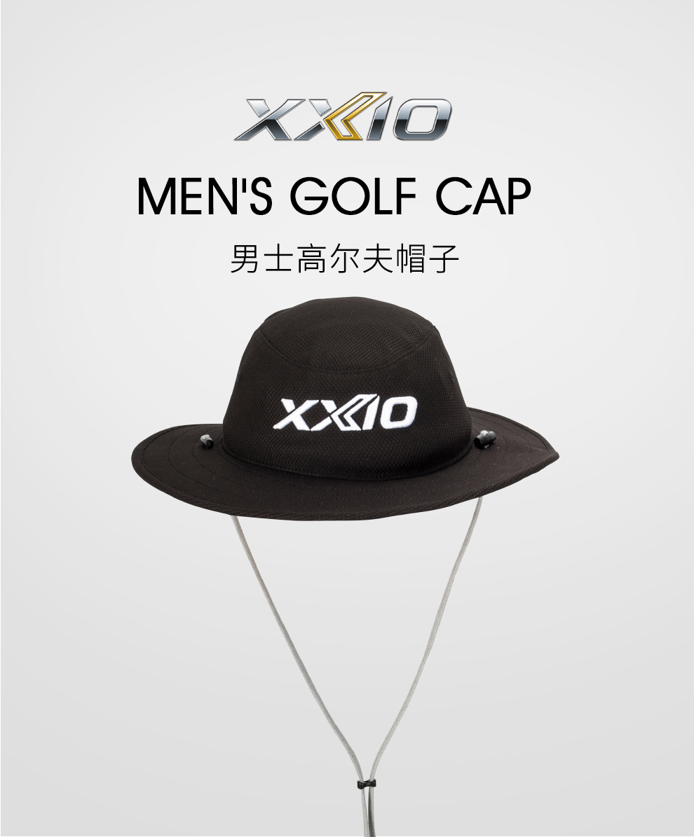 XXIOxxio 高尔夫球帽 男士有顶帽 golf渔夫帽 透气遮阳运动大檐帽