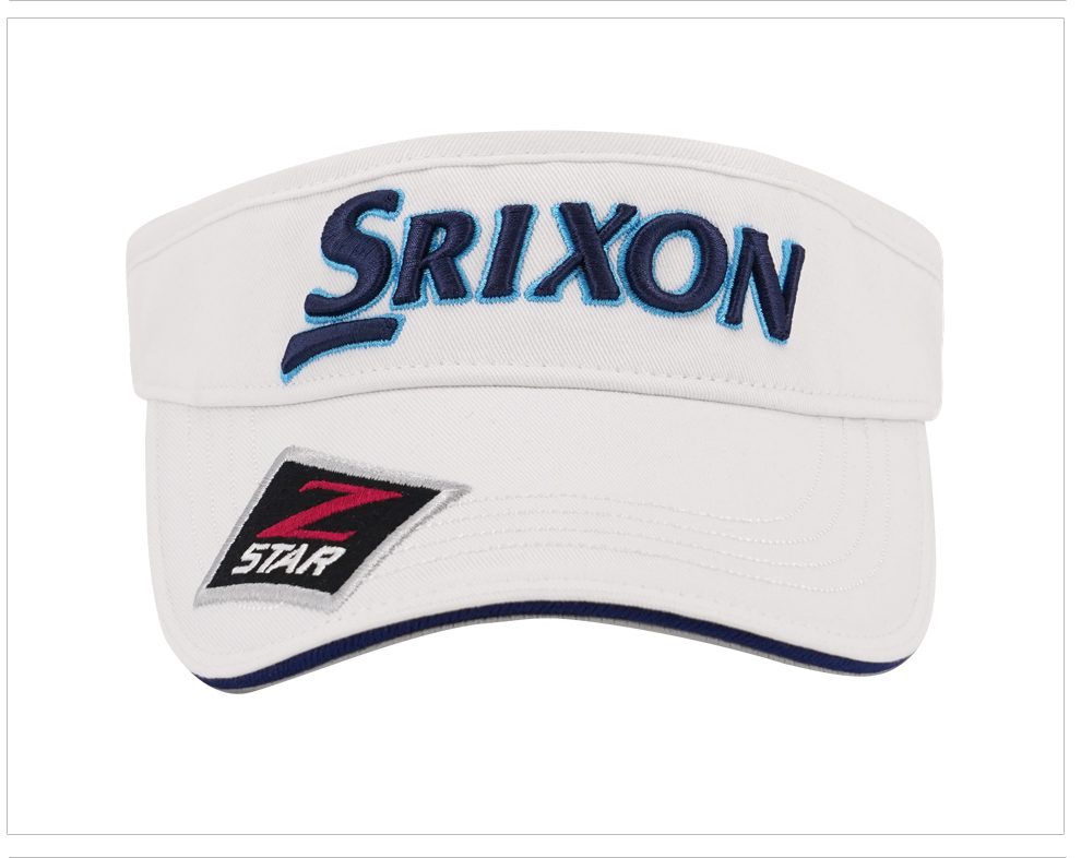 SRIXON史力胜高尔夫球帽男士户外透气帽防晒无顶帽遮阳帽可调节