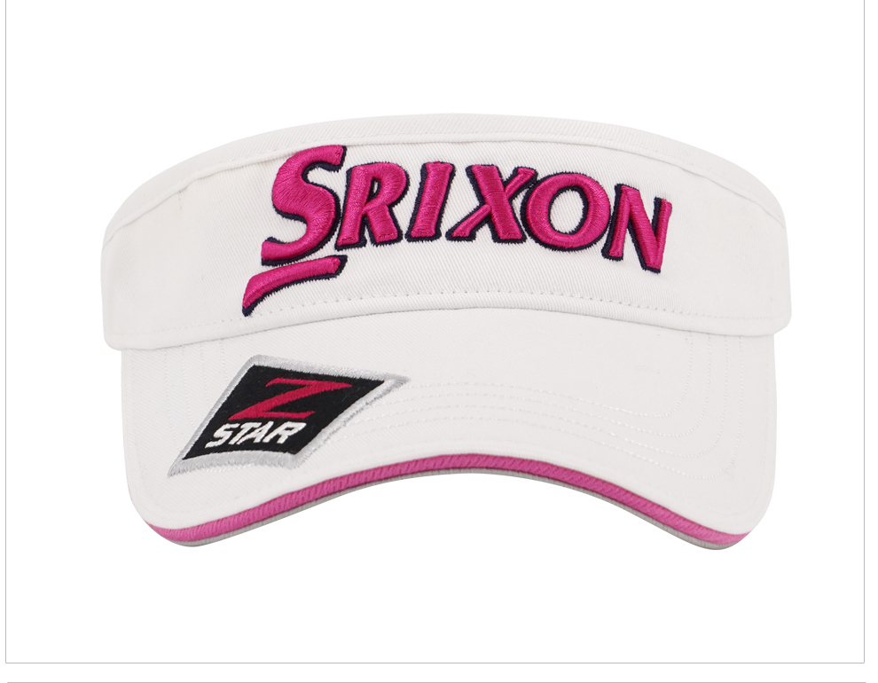 SRIXON史力胜高尔夫球帽男士户外透气帽防晒无顶帽遮阳帽可调节