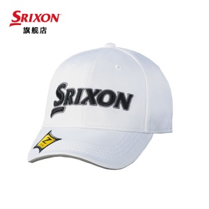 Srixon史力胜 高尔夫球帽 男士有顶帽 golf遮阳帽 运动休闲透气帽