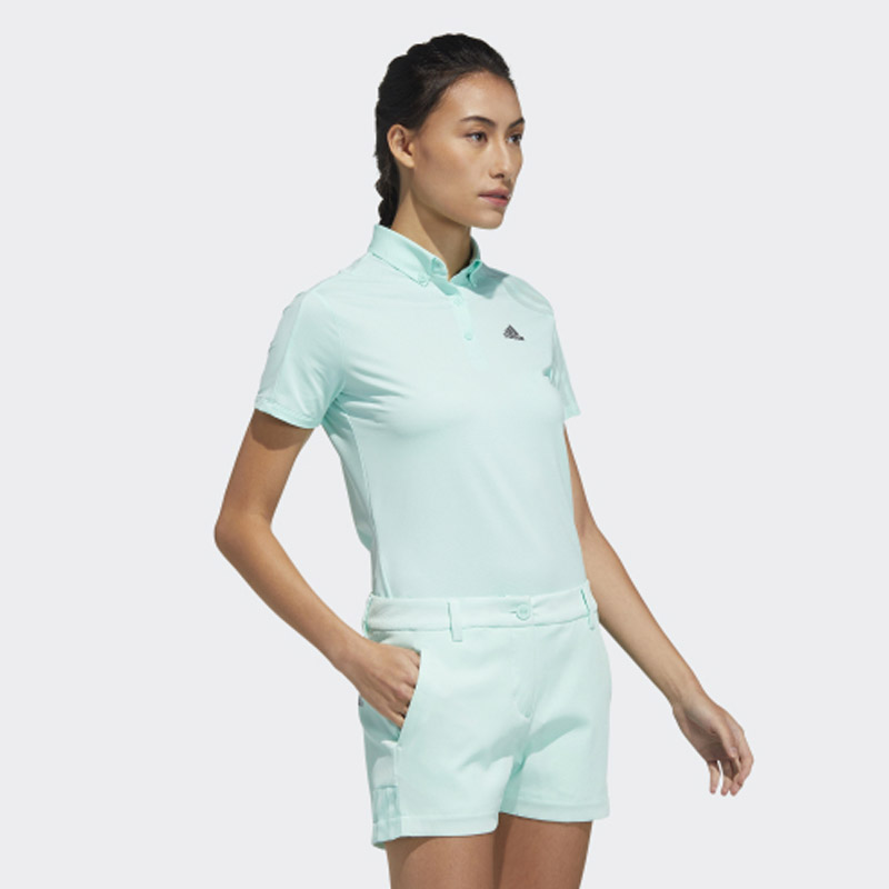【2021新款】Adidas阿迪达斯高尔夫服装女子运动短袖POLO衫GM3749