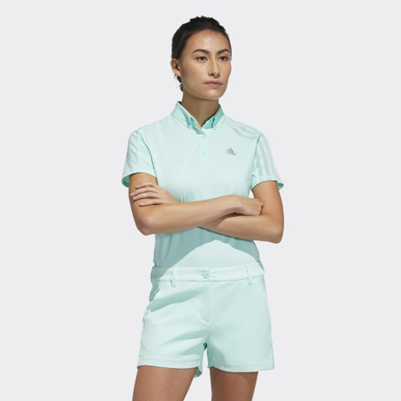 【2021新款】Adidas阿迪达斯高尔夫服装女子运动短袖POLO衫GM3749