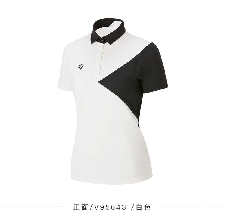【21新品】Taylormade泰勒梅高尔夫短袖T恤女士夏季POLO衫V95644