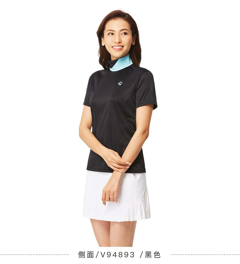 【21新款】TaylorMade泰勒梅高尔夫服装女士短袖运动POLO衫V94893