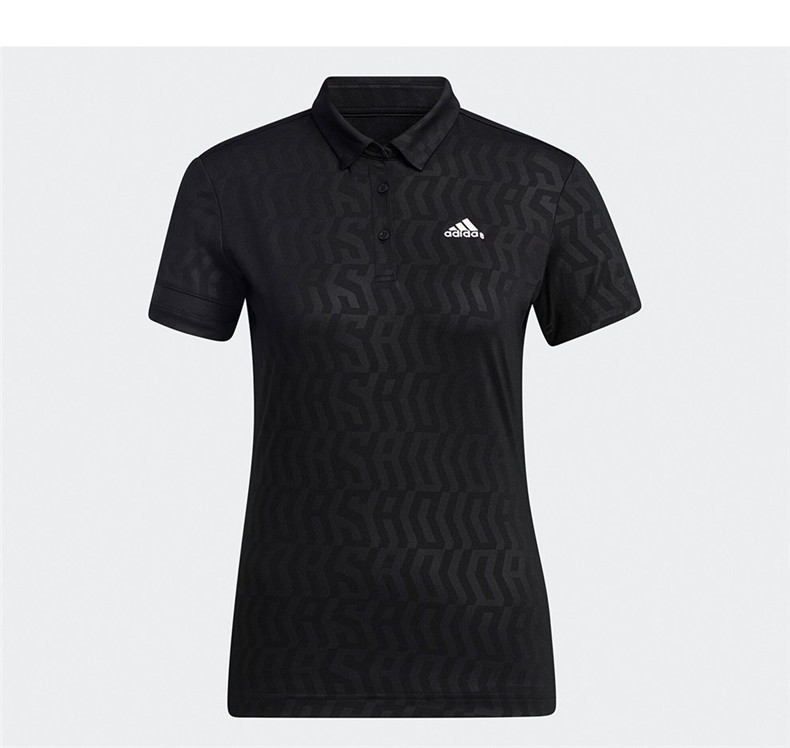 【21新款】Adidas阿迪达斯高尔夫服装女士短袖polo衫春夏款GM3677