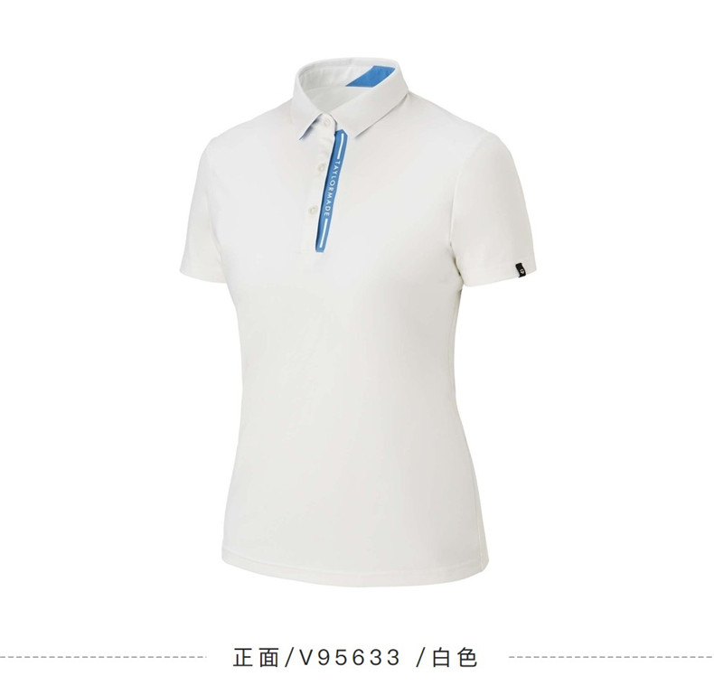 【21新品】Taylormade泰勒梅高尔夫服装夏季女士短袖polo衫V95636