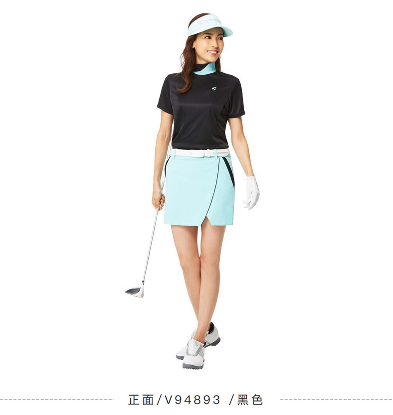 【21新款】TaylorMade泰勒梅高尔夫服装女士短袖运动POLO衫V94893