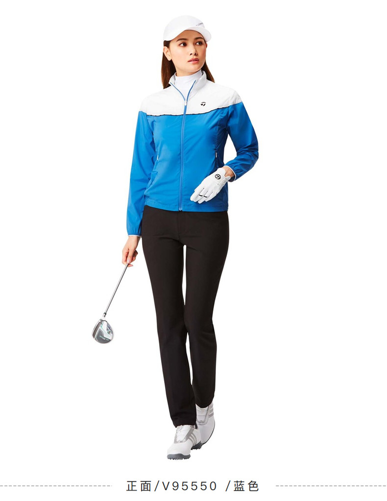 【2021新品】Taylormade泰勒梅高尔夫服装女士长袖休闲风衣V95548