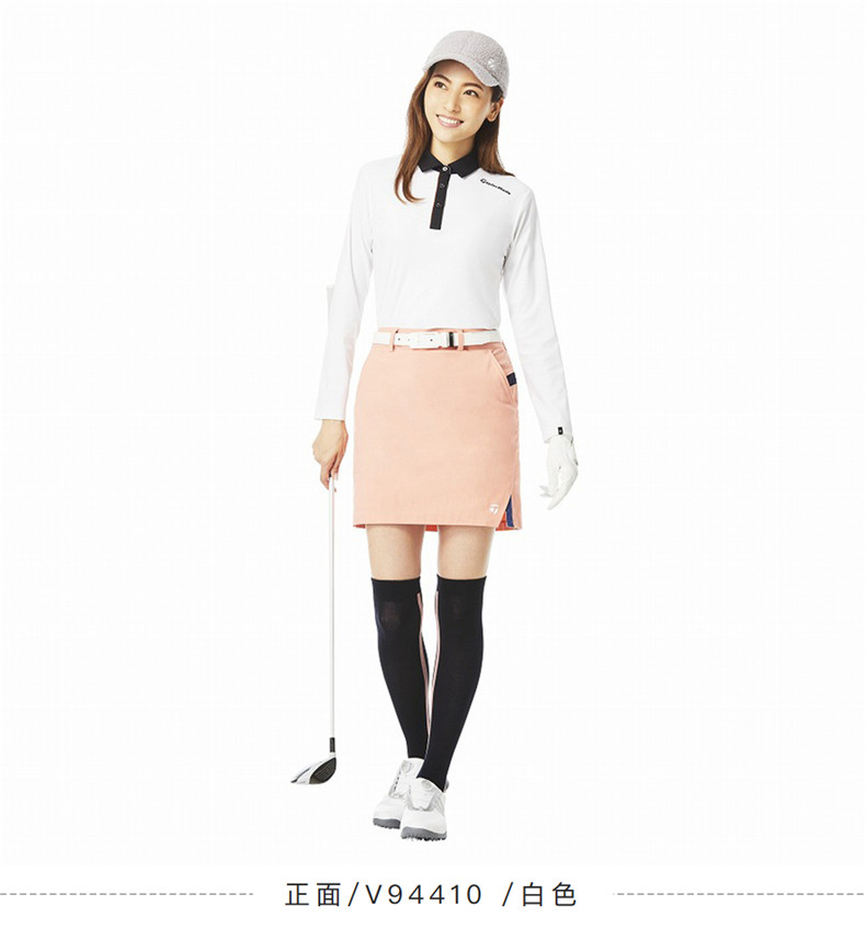 Taylormade泰勒梅高尔夫服装女士运动长袖上衣Polo衫新品golf运动