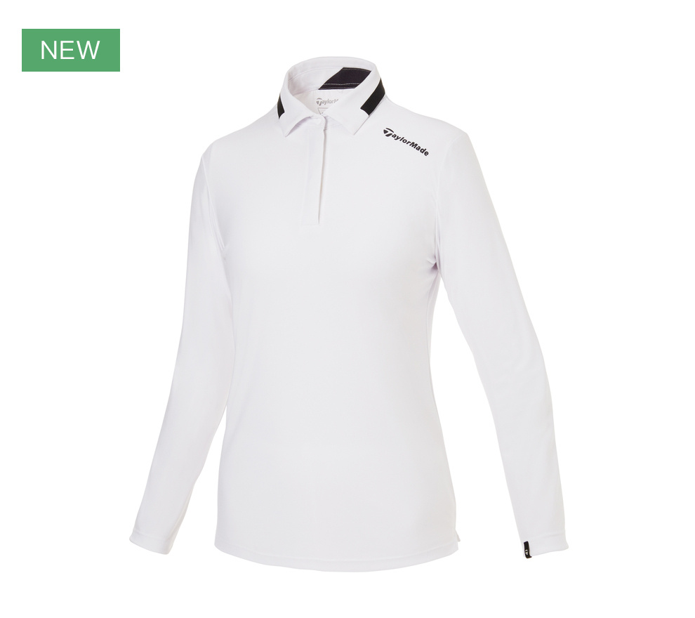 【新品】TaylorMade泰勒梅高尔夫服装女士休闲长袖Polo衫U32814