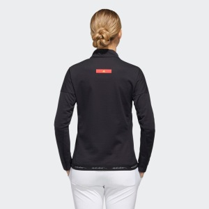 【新款】Adidas阿迪达斯高尔夫服装女士运动夹克长袖外套FJ3853
