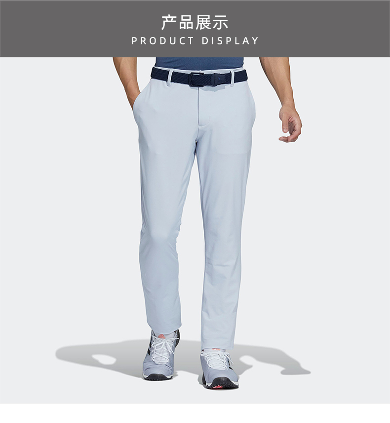 【新款】Adidas阿迪达斯高尔夫服装男士休闲运动长裤春夏款GM3774