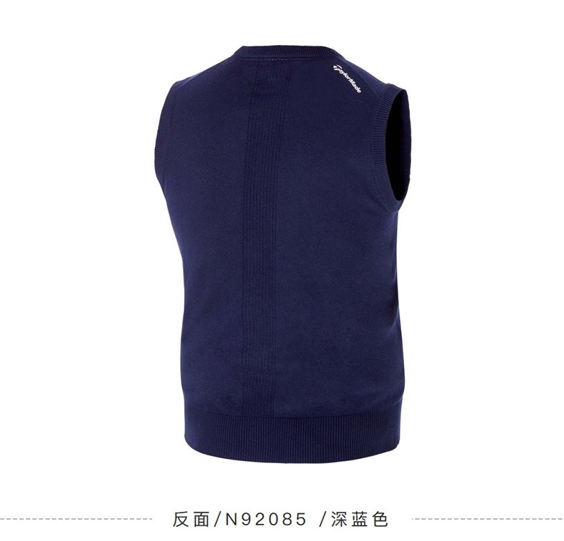 【2021新款】Taylormade泰勒梅高尔夫服装男士针织衫背心N92085