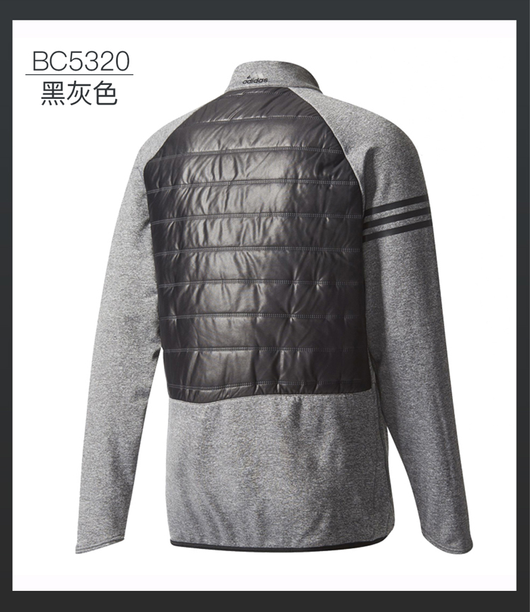 【新款】Adidas阿迪达斯高尔夫服装男士外套夹克秋冬棉服正品