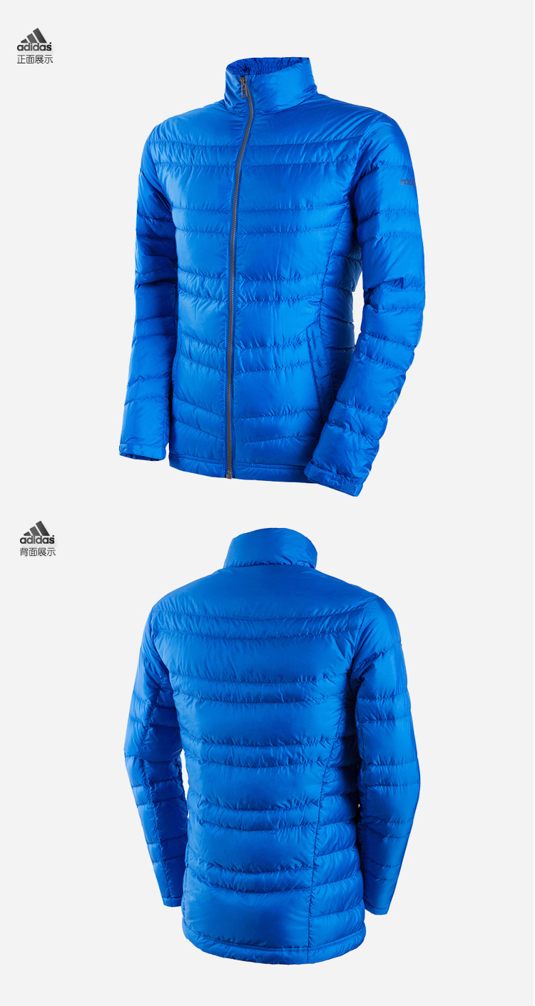 Adidas阿迪达斯高尔夫服装男羽绒服冬季新款轻薄运动