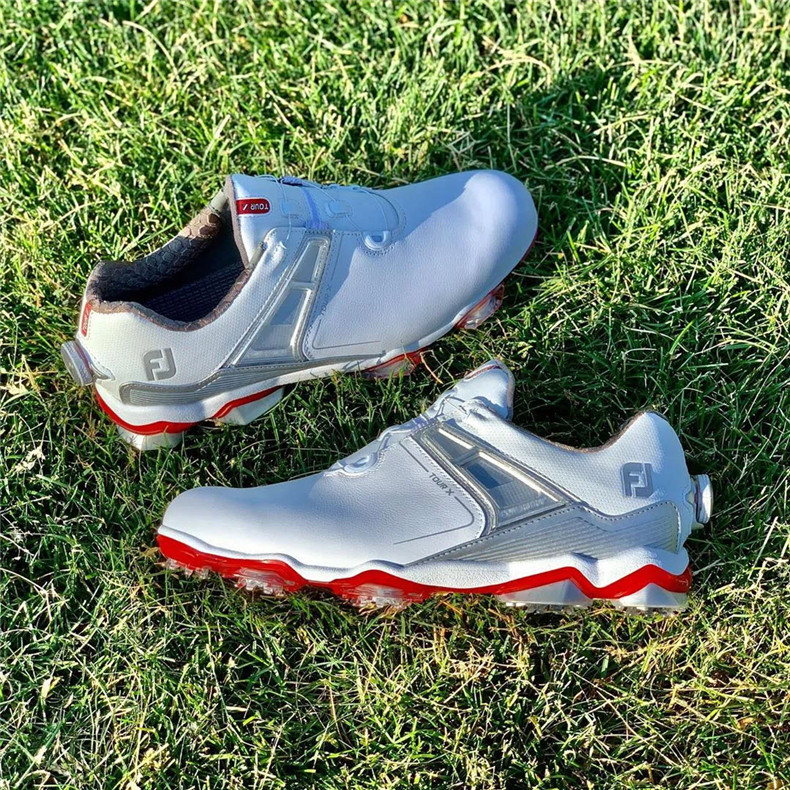Footjoy高尔夫球鞋golf男士Tour-X系列有钉球鞋新款双BOA旋扭缓震