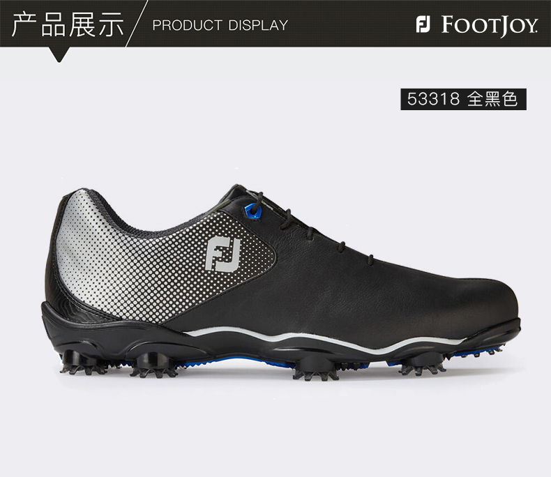 FootJoy男士高尔夫球鞋DNA有钉球鞋FJ活动钉BOA免系带舒适运动