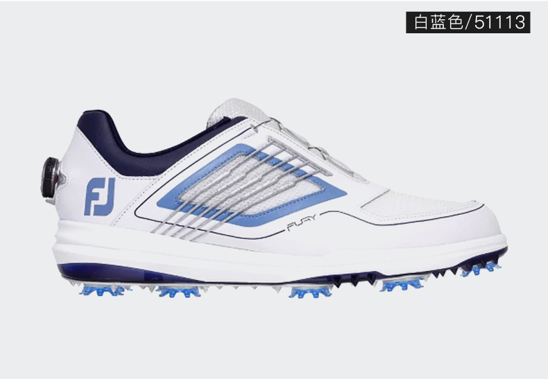Footjoy高尔夫球鞋golf男士Fury网面透气 有钉大底 稳定 运动鞋子