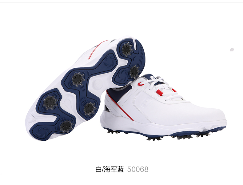 【2021新款】FootJoy高尔夫球鞋男士HydroLite舒适稳定透气有钉鞋
