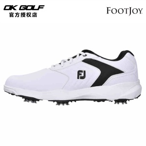 Footjoy高尔夫球鞋eComfort运动休闲稳定轻量男士golf有钉鞋新款
