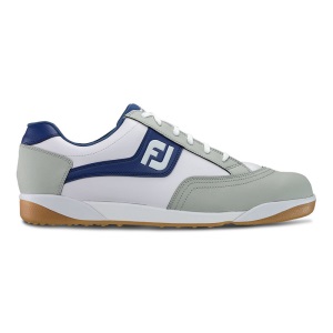 【新款】FOOTJOY高尔夫球鞋FJ男士Originals无钉运动鞋45345白蓝