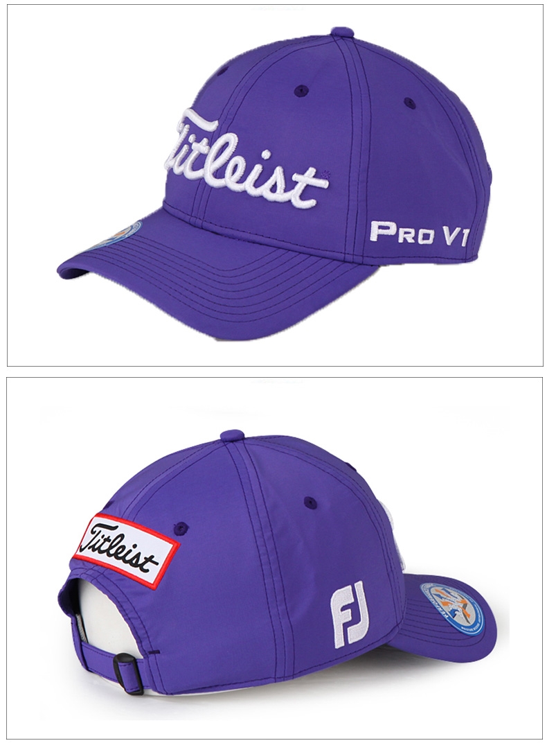 Titleist高尔夫球帽男士高尔夫帽子休闲紫外线遮阳球帽鸭舌帽白色