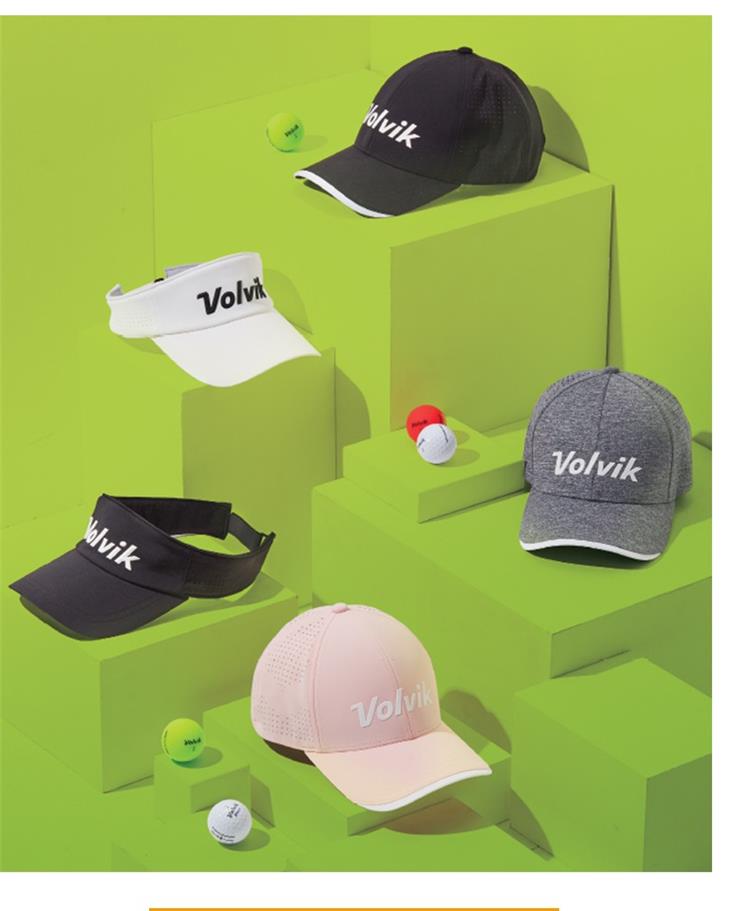 【新款】Volvik韩国高尔夫帽子户外男女透气软顶帽运动防晒遮阳帽